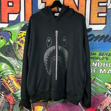 Load image into Gallery viewer, Y2K Bape Black Shark Head Hoodie Size Large

