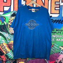 Load image into Gallery viewer, Vintage Y2K 2005 Harley Davidson Singapore Blue Flame Tee Size XL
