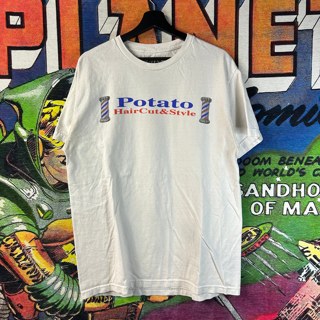 Potato Barbershop Tee Size Large