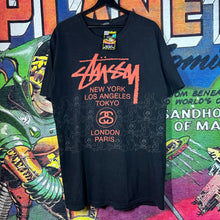 Load image into Gallery viewer, Stüssy World Tour Skulls Tee Size Large

