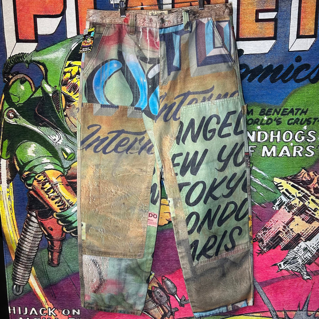 Stüssy Alfonso Gonzales Canvas Work Pants Size 36”