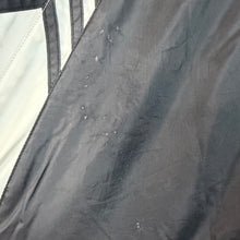 Load image into Gallery viewer, Y2K Adidas Black &amp; White Full Zip Windbreaker Jacket Size Medium
