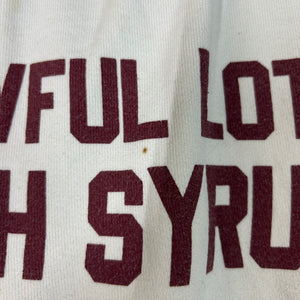 Awful Lot of Cough Syrup Sweatpants Size Medium