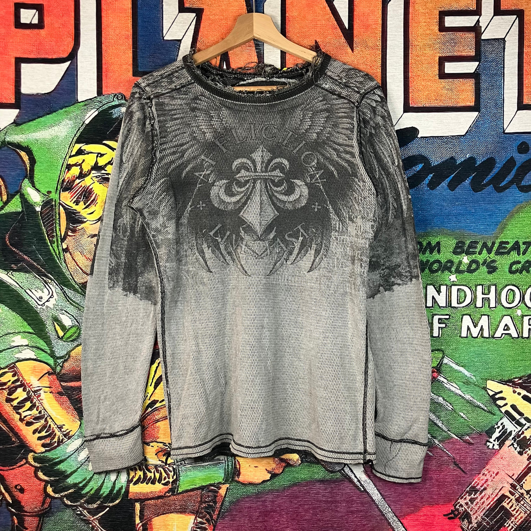 Y2K Affliction Reversible L/S Tee Size S