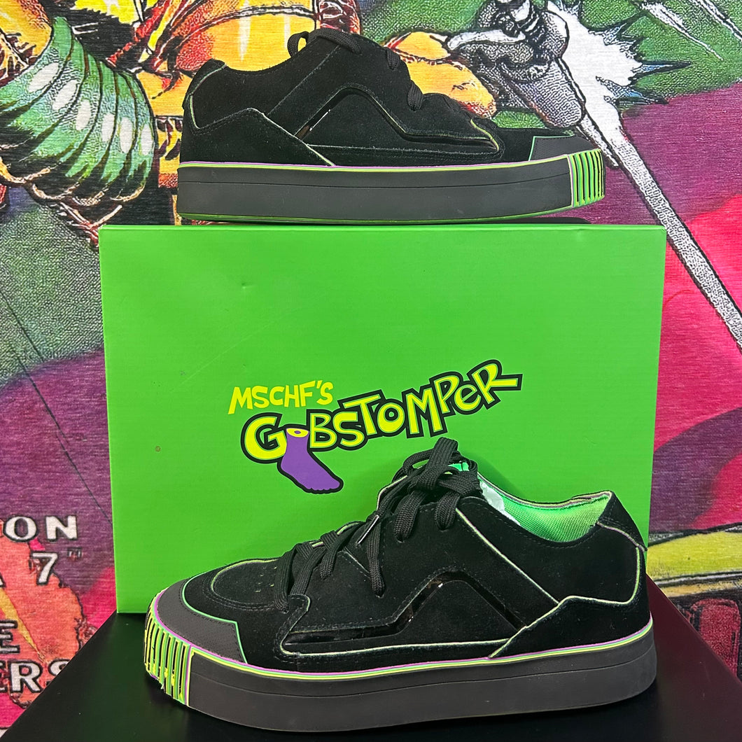 MSCHF Gobstompers Sneakers Black Green Size 10
