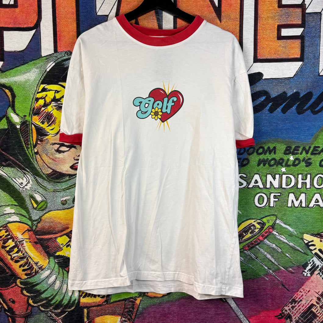 Golf Wang Heart Romeo Ringer Tee Size XL