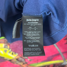 Load image into Gallery viewer, Palm Angels Logo Tee Blue Size Large
