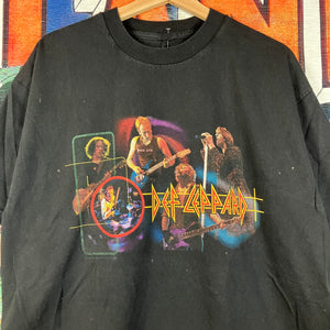 Vintage Y2K Def Leppard ‘Euphoria 2000’ Band Tee Size XL