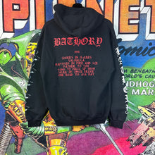 Load image into Gallery viewer, Bathory Hammerheart Hoodie Size Medium
