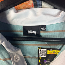 Load image into Gallery viewer, Stüssy Striped Rugby Shirt Size Large
