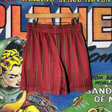 Load image into Gallery viewer, Eric Emanuel Miami Heat Pinstripe Basketball Shorts Size Large
