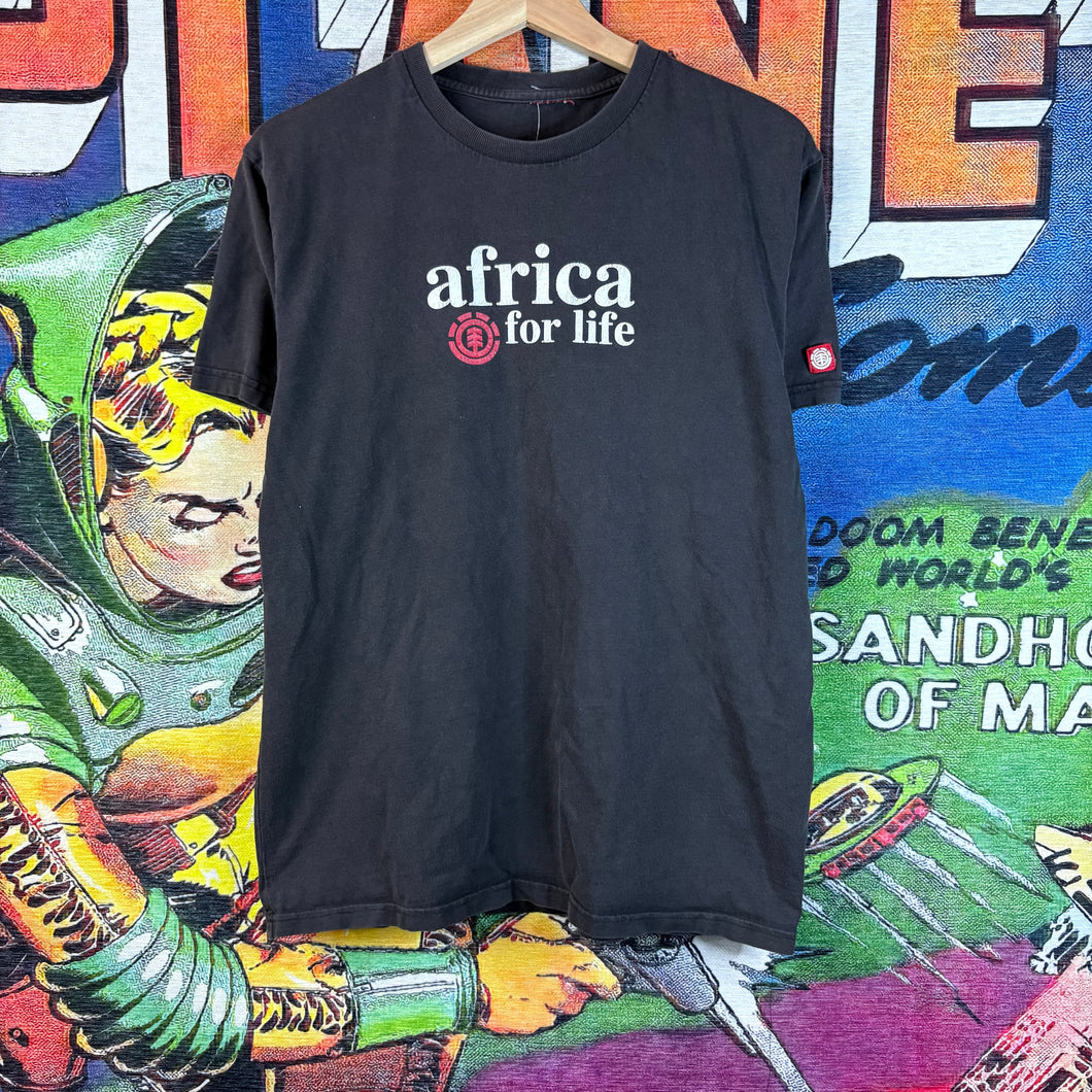 Y2K Element Skateboards Africa for Life Tee Size Medium