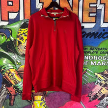 Load image into Gallery viewer, Burberry Brit Quarter Zip Red Size XL
