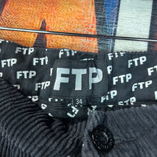 Load image into Gallery viewer, FTP Embroidered Corduroy Pants Size 34”
