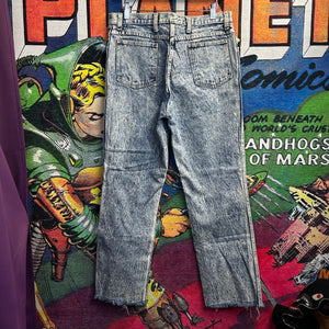 Vintage 80’s Acid Wash Jeans Size 32”