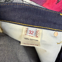 Load image into Gallery viewer, Evisu Heritage Kanji Script Denim Jeans Size 32”
