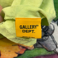 Load image into Gallery viewer, Gallery Dept. Neon Green Logo Tee Size Small
