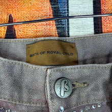 Load image into Gallery viewer, NWT Birth Of Royal Child Rhinestone Shorts Size 32”
