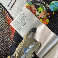 Load image into Gallery viewer, Louis Vuitton FW24 Arabesque Embroidered Denim Pants Ready-To-Wear 1AFX97 Size 34"
