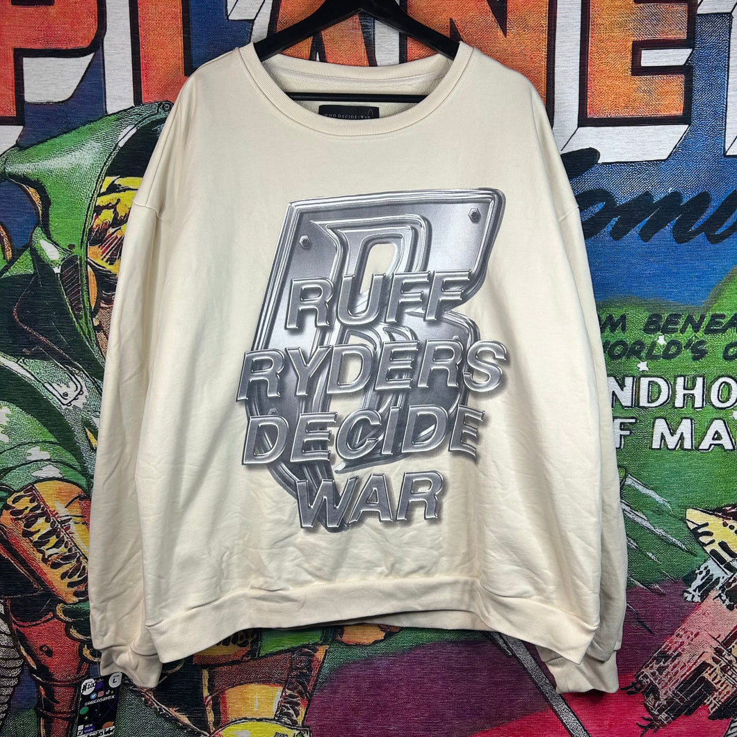 Who Decides War ‘Ruff Riders’ Sweatshirt Size Large