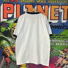 Load image into Gallery viewer, Y2K Bob Ross Ringer Tee Size XL
