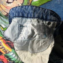 Load image into Gallery viewer, Ksubi Distressed Straight Leg Blue Jeans Size 34”
