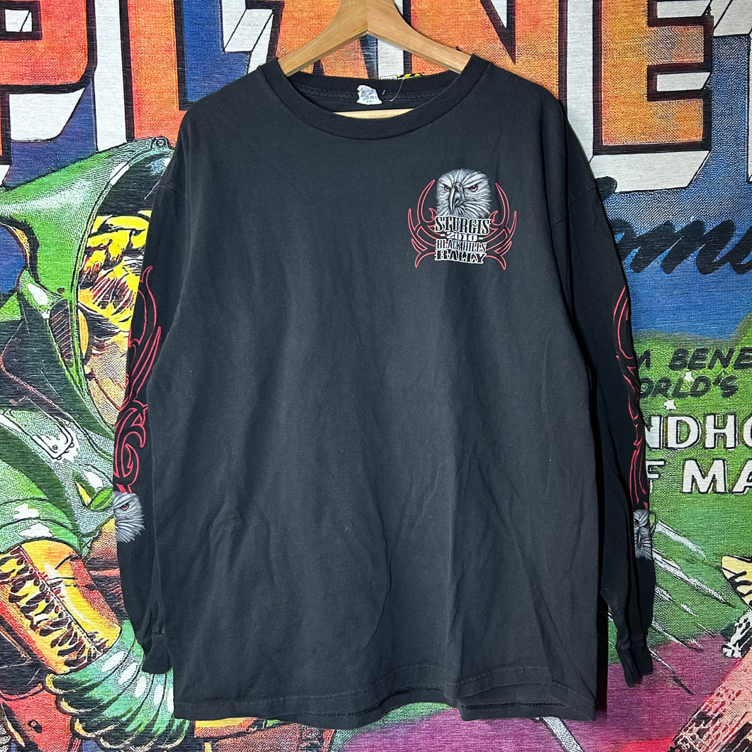 2010 Sturgis Tribal Eagle Long Sleeve Tee Size XL