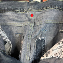 Load image into Gallery viewer, Evisu x Puma Distressed Denim Jeans Size 34&quot;
