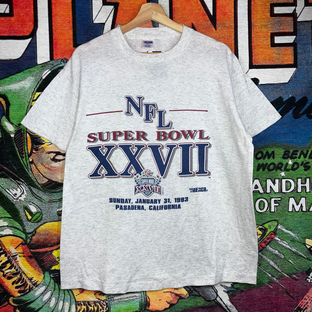 Vintage 90s 1993 NFL Super Bowl Tee Size L