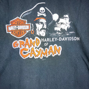 Y2K 2003 Harley Davidson Grand Cayman Tee Size XL