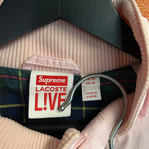 Supreme X Lacoste Harrington Light Pink Jacket Size Medium