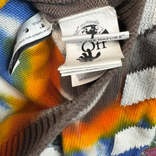 Load image into Gallery viewer, Off White Diagram Tie Dye Knit Hoodie Size XS

