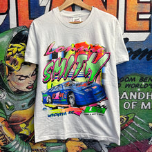 Load image into Gallery viewer, Vintage 90’s Neon Racing Tee Size Small

