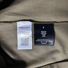 Load image into Gallery viewer, Fear Of God Essentials Oversized Jersey Logo Tee Olive Size S
