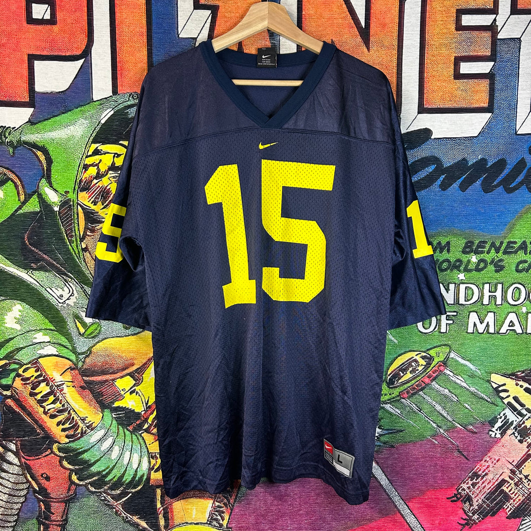 Y2K Michigan 15 Football Jersey Size Large