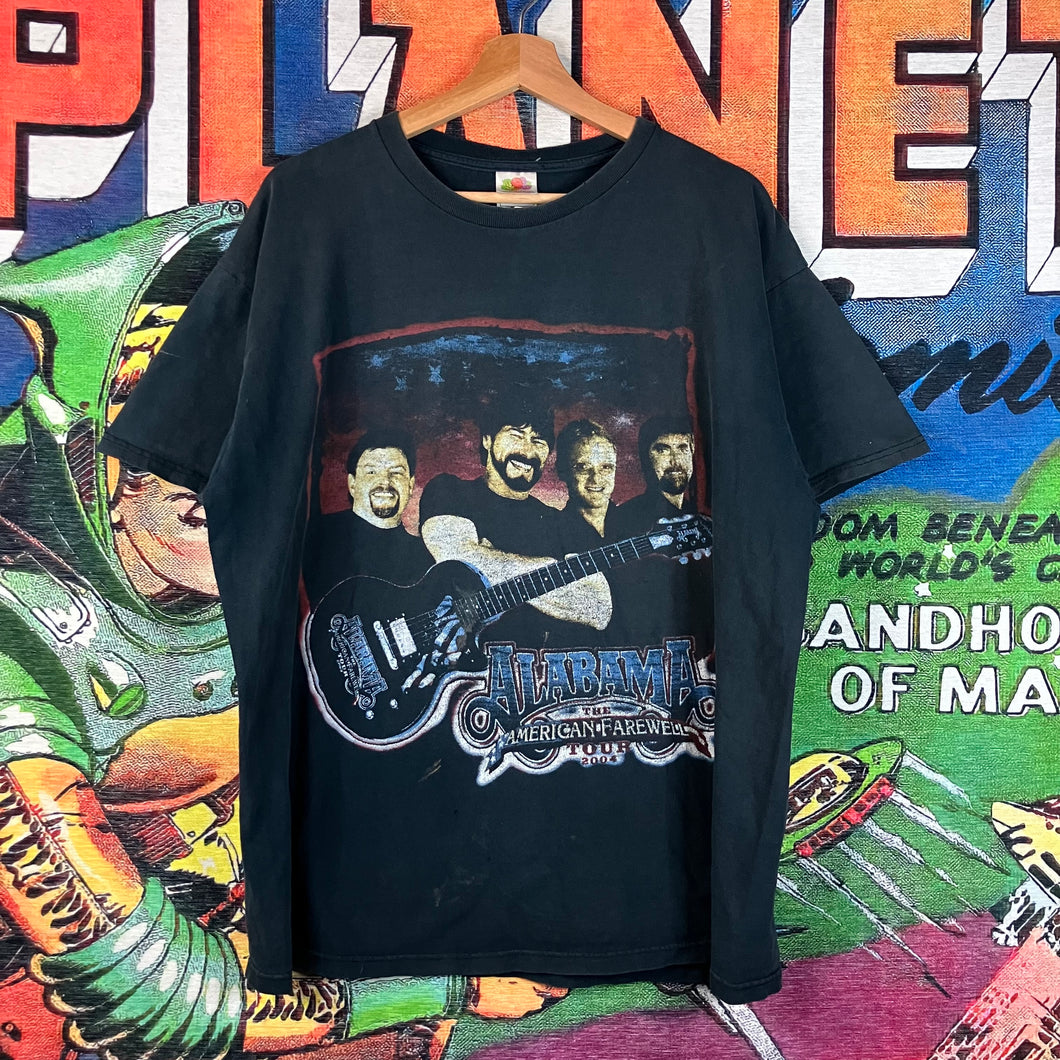 Y2K 2004 Alabama American Farewell Tour Band Tee Size XL