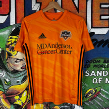 Load image into Gallery viewer, Adidas Houston Dynamo Authentic Home Short Sleeve Jersey 2019 Size Youth L
