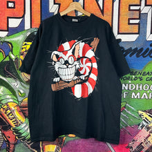 Load image into Gallery viewer, Y2K Alice In Wonderland Cheshire Cat Tee Size 2XL
