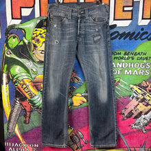 Load image into Gallery viewer, Evisu x Puma Distressed Denim Jeans Size 34&quot;
