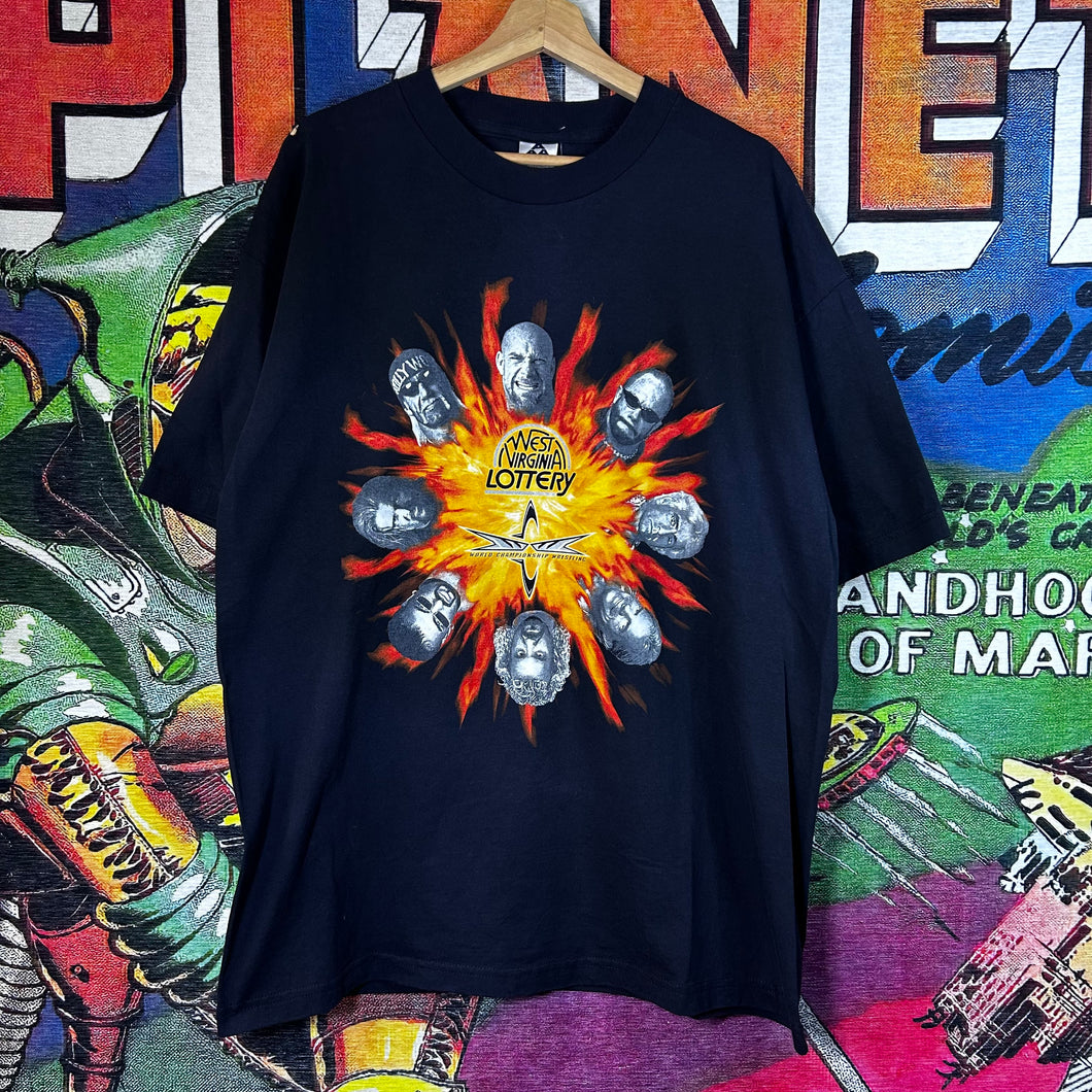 Vintage 90s WCW West Virginia Lottery Tee