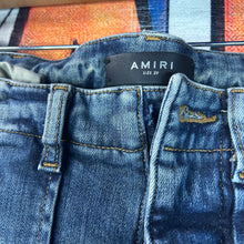 Load image into Gallery viewer, Amiri Tactical Cargo Denim Pants Size 29”
