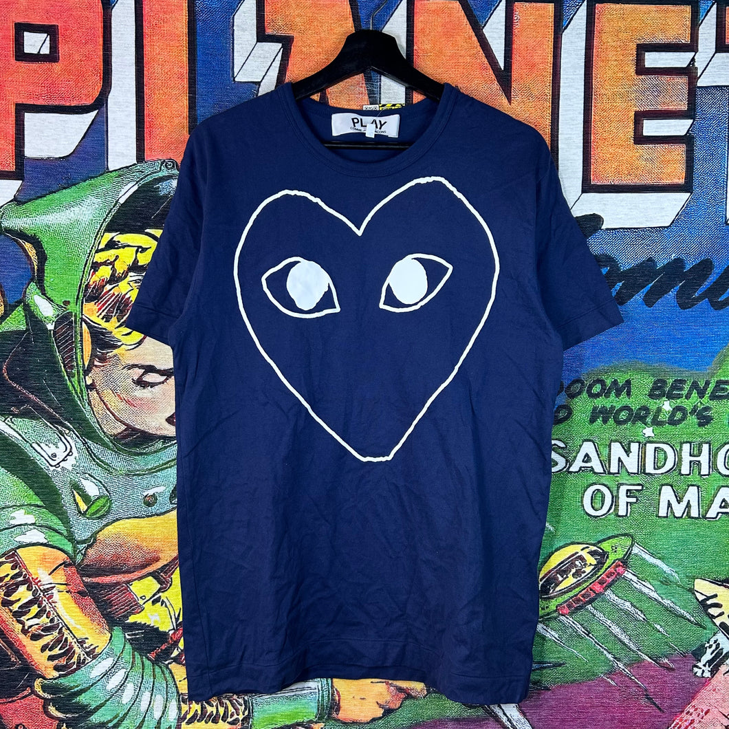 COMME des GARÇONS PLAY Heart Tee Size Large