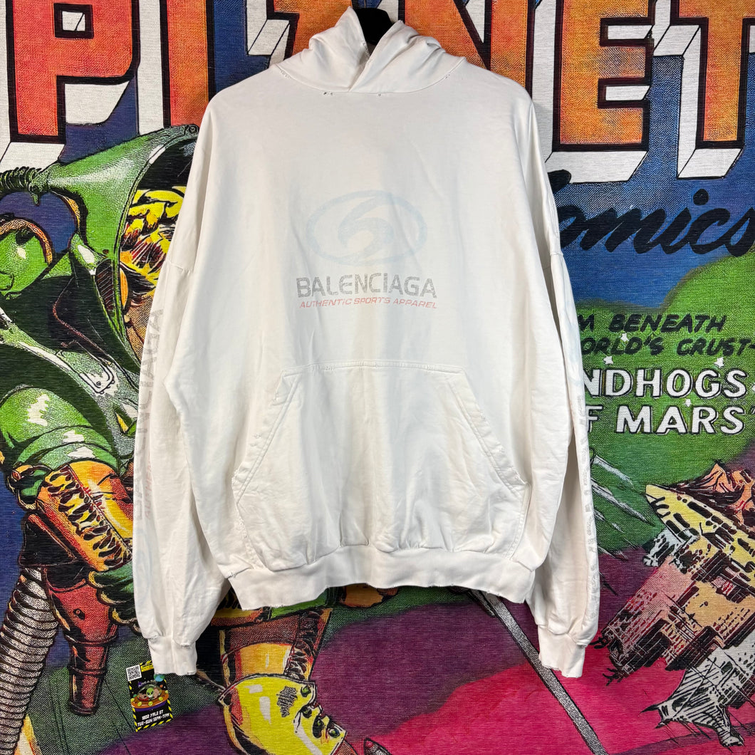 Balenciaga Surfer Round Oversized Hoodie