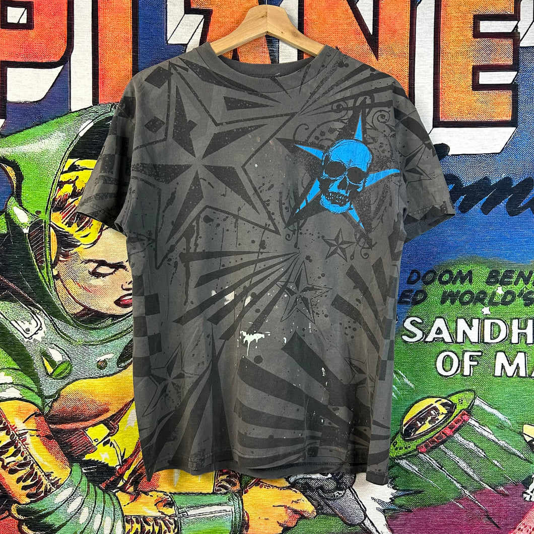 Y2K Skull Stars Tee Size Medium