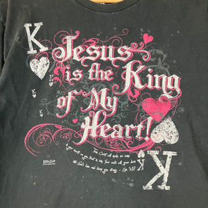 Y2K  ‘Jesus is the king’ Tee Size L