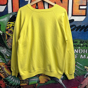 Vintage 80’s Hanes Yellow Sweater Size Large