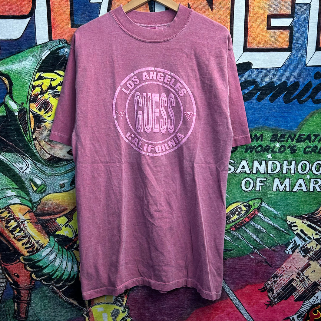 Vintage 90’s Guess Puff Print Tee Size Large