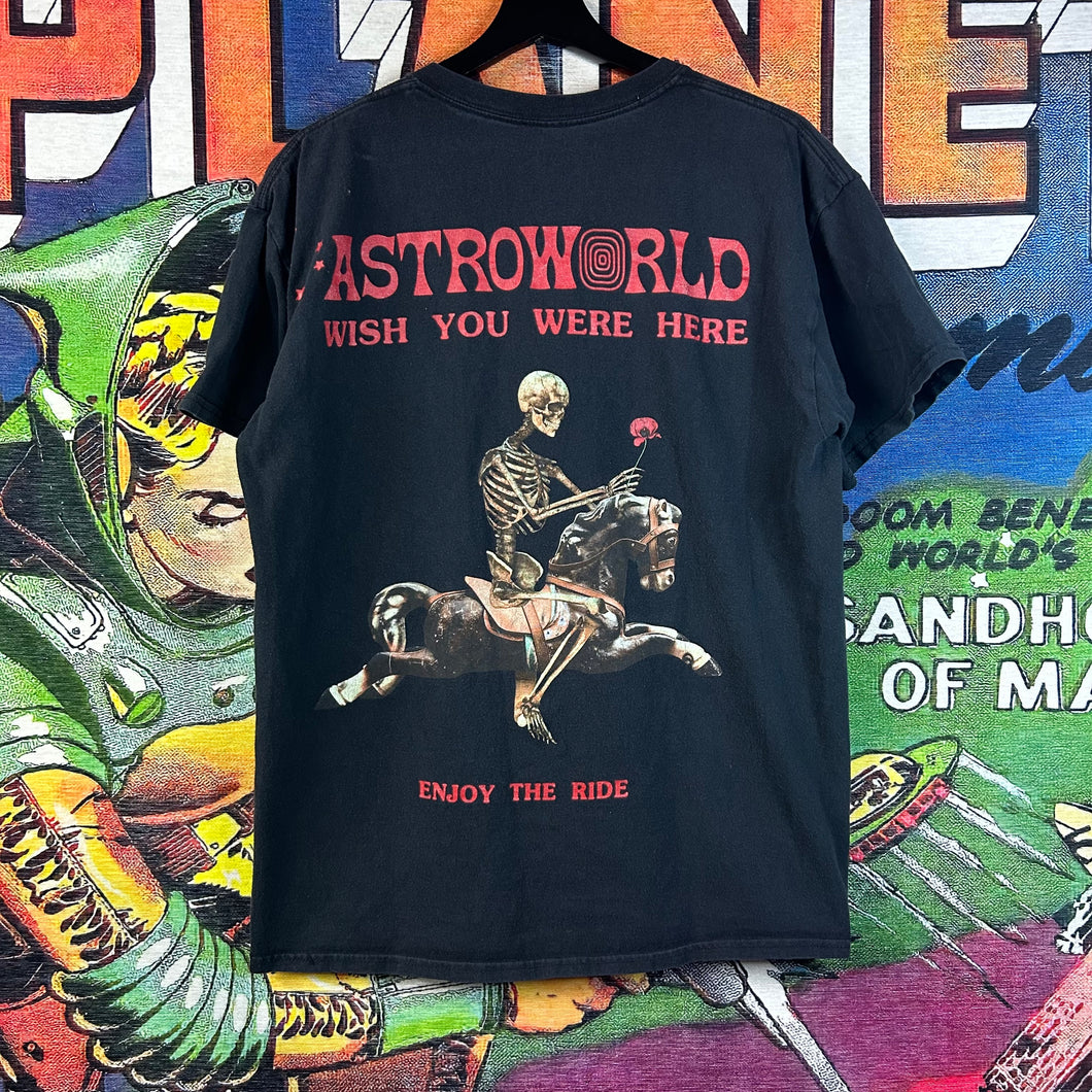 Travis Scott Astroworld Pony Ride Tee Size Large