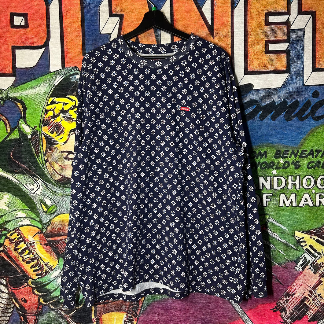 Supreme AOP Floral Long Sleeve Tee Size Large