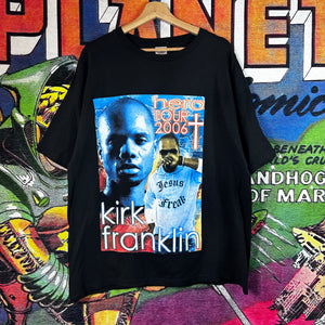 Y2K 2006 Kirk Franklin Rap Style Tee Size XL